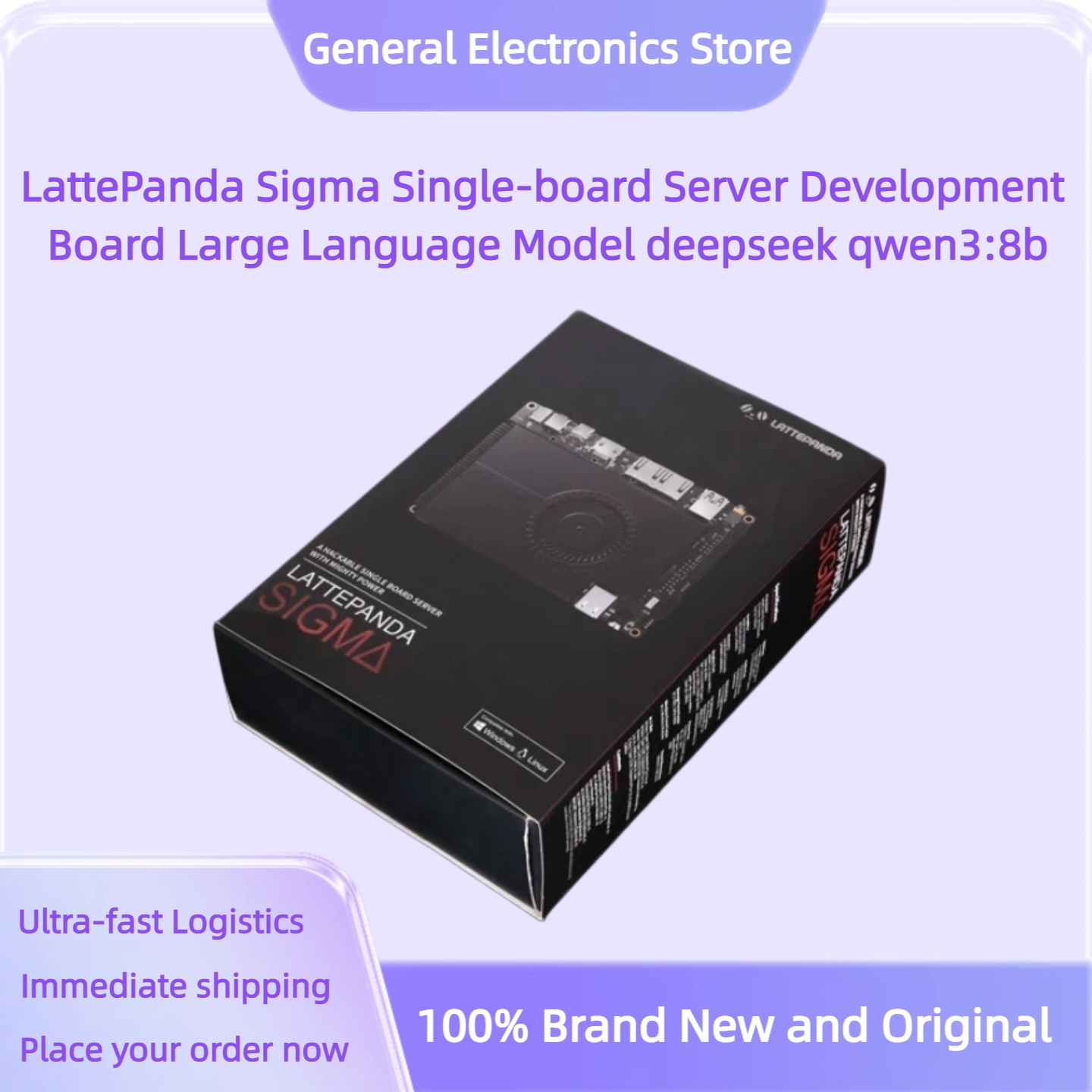 LattePanda Sigma Papan Pengemb - Lattepanda Sigma 32Gb ulasan dan harga