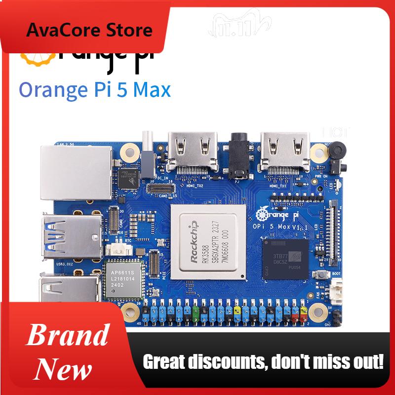 AvaCoreOrangePi 5 Max 16GB den - Orange Pi 5 Max Rk3588 ulasan dan harga